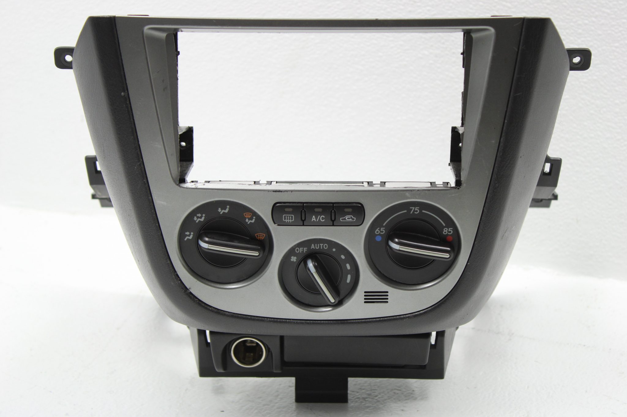 2004 SUBARU WRX STI LOWER INSTRUMENT PANEL RADIO BEZEL W/CLIMATE