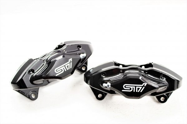 2008-2017 SUBARU WRX STI FRONT & REAR BREMBO BRAKE CALIPERS 20K MILES OEM - Image 6