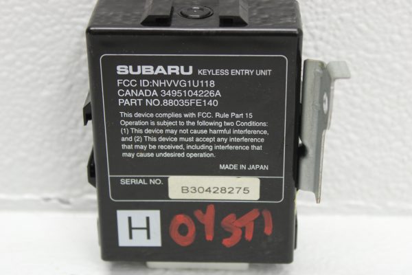 2004-2005 SUBARU WRX STI KEYLESS ENTRY CONTROL UNIT OEM 88035FE140 - Image 6