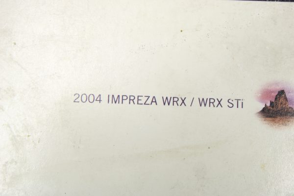 2004 SUBARU IMPREZA WRX STI OWNERS MANUAL BOOKLET - Image 4
