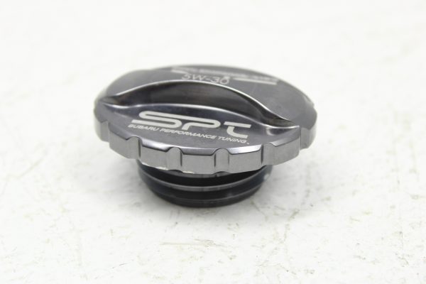 2004-2020 SUBARU WRX STI SPT ENGINE OIL FILLER CAP GREY OEM 5W30 - Image 2