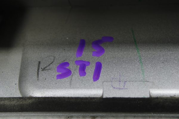 2015-2020 SUBARU WRX & STI TRUNK LOWER GARNISH TRIM SILVER OEM 91112FJ040 - Image 6