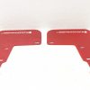 2015-2020 SUBARU WRX & STI RALLY ARMOR FRONT MUD FLAP SET LH/RH RED/WHITE - Image 2