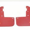 2015-2020 SUBARU WRX & STI RALLY ARMOR FRONT MUD FLAP SET LH/RH RED/WHITE - Image 4