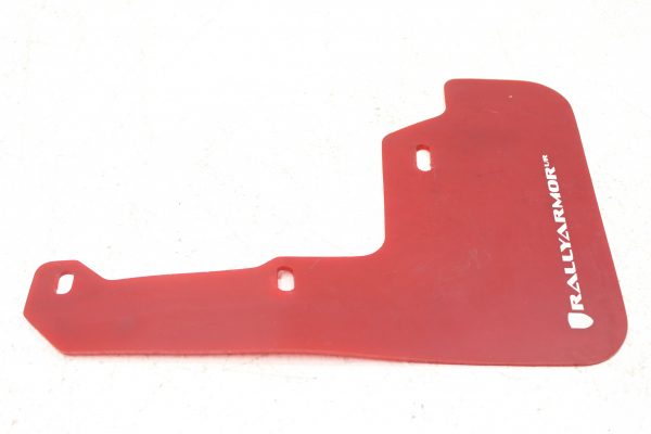 2015-2020 SUBARU WRX & STI RALLY ARMOR REAR RH PASSENGER SIDE MUD FLAP RED/WHITE - Image 2