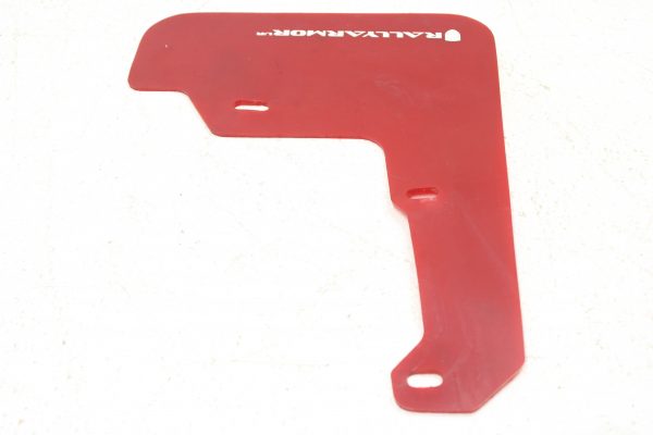 2015-2020 SUBARU WRX & STI RALLY ARMOR REAR RH PASSENGER SIDE MUD FLAP RED/WHITE - Image 3