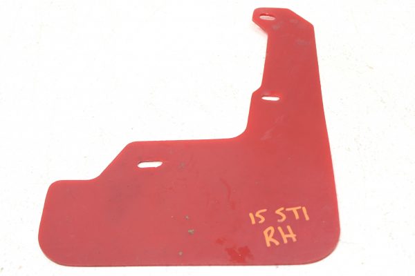 2015-2020 SUBARU WRX & STI RALLY ARMOR REAR RH PASSENGER SIDE MUD FLAP RED/WHITE - Image 4