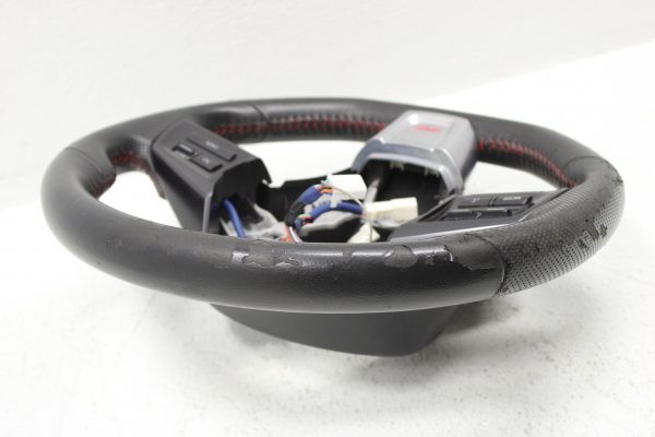 2015-2020 SUBARU WRX & STI STEERING WHEEL ASSEMBLY RED STITCHED OEM - Image 2