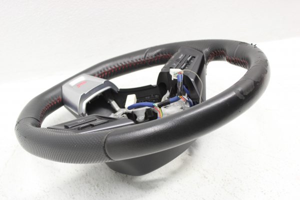 2015-2020 SUBARU WRX & STI STEERING WHEEL ASSEMBLY RED STITCHED OEM - Image 3