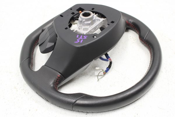 2015-2020 SUBARU WRX & STI STEERING WHEEL ASSEMBLY RED STITCHED OEM - Image 7