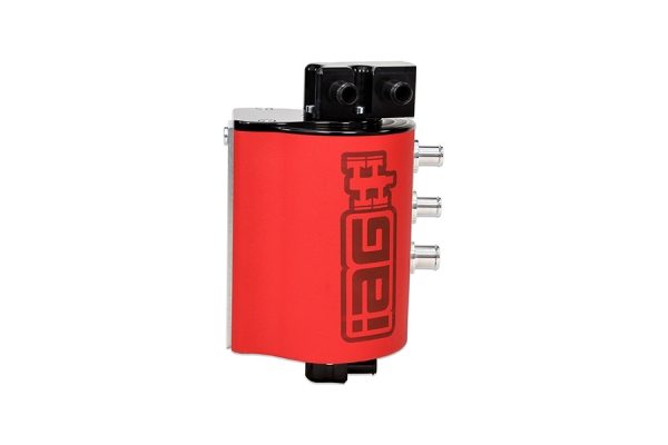 2006-2007 SUBARU WRX & 2004-2007 STI IAG PERFORMANCE V3 STREET SERIES AIR OIL SEPARATOR AOS RED - Image 2