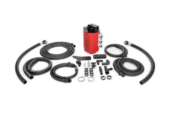 2006-2007 SUBARU WRX & 2004-2007 STI IAG PERFORMANCE V3 STREET SERIES AIR OIL SEPARATOR AOS RED