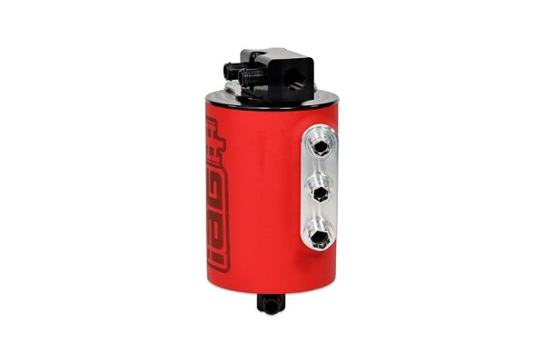 2006-2007 SUBARU WRX & 2004-2007 STI IAG PERFORMANCE V3 STREET SERIES AIR OIL SEPARATOR AOS RED - Image 3