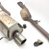 2004-2007 SUBARU WRX STI CATBACK EXHAUST SYSTEM MID PIPE & MUFFLER W/ STI LOGO