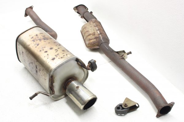 2004-2007 SUBARU WRX STI CATBACK EXHAUST SYSTEM MID PIPE & MUFFLER W/ STI LOGO