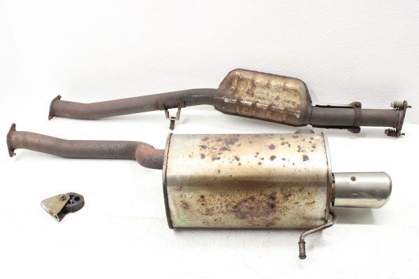 2004-2007 SUBARU WRX STI CATBACK EXHAUST SYSTEM MID PIPE & MUFFLER W/ STI LOGO - Image 2