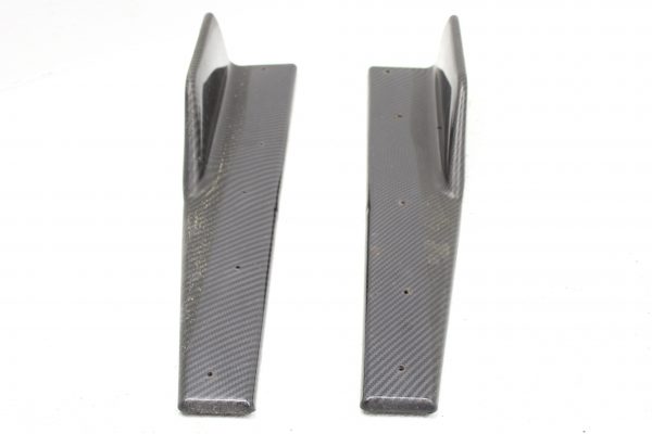 2015-2020 SUBARU WRX & STI CARBON FIBER HYDRO DIPPED SIDE SKIRT EXTENSIONS LIP - Image 4