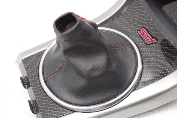 2015-2017 SUBARU WRX STI CARBON FIBER SHIFTER BOOT TRIM BEZEL PANEL 92121VA000 - Image 6