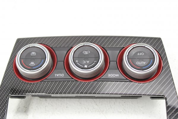 2015-2017 SUBARU WRX STI CARBON FIBER CLIMATE CONTROL RADIO BEZEL TRIM OEM - Image 4