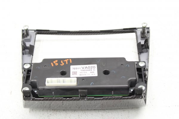 2015-2017 SUBARU WRX STI CARBON FIBER CLIMATE CONTROL RADIO BEZEL TRIM OEM - Image 5