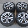 2008-2014 SUBARU WRX STI ENKEI SILVER RIMS WHEELS & TIRES 18X8.5 +55 OEM 5X114 - Image 4