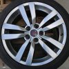 2008-2014 SUBARU WRX STI ENKEI SILVER RIMS WHEELS & TIRES 18X8.5 +55 OEM 5X114 - Image 7
