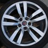 2008-2014 SUBARU WRX STI ENKEI SILVER RIMS WHEELS & TIRES 18X8.5 +55 OEM 5X114 - Image 8