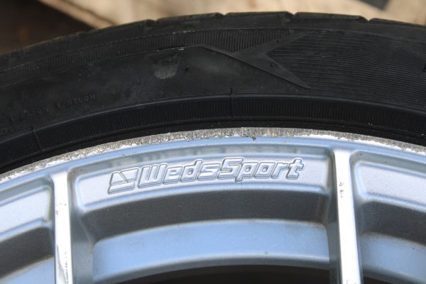 UNIVERSAL WEDSPORT SA20R RIM WHEEL & NITTO TIRE 19X9.5 +38 SILVER 5X114 #1 - Image 4