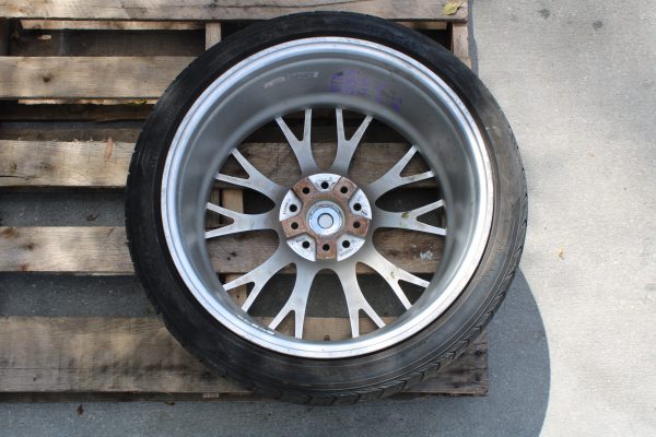 UNIVERSAL WEDSPORT SA20R RIM WHEEL & NITTO TIRE 19X9.5 +38 SILVER 5X114 #1 - Image 5