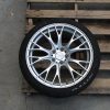 UNIVERSAL WEDSPORT SA20R RIM WHEEL & NITTO TIRE 19X9.5 +38 SILVER 5X114 #2