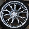 UNIVERSAL WEDSPORT SA20R RIM WHEEL & NITTO TIRE 19X9.5 +38 SILVER 5X114 #2 - Image 2