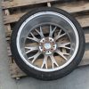 UNIVERSAL WEDSPORT SA20R RIM WHEEL & NITTO TIRE 19X9.5 +38 SILVER 5X114 #2 - Image 4