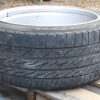 UNIVERSAL WEDSPORT SA20R RIM WHEEL & NITTO TIRE 19X9.5 +38 SILVER 5X114 #2 - Image 6