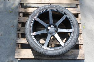 NICHE SPORT SERIES VERONA M168 BLACK RIM WHEEL & TIRE 20X10.5 +20 5X114 #2