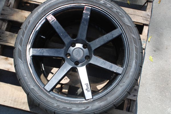 NICHE SPORT SERIES VERONA M168 BLACK RIM WHEEL & TIRE 20X10.5 +20 5X114 #2 - Image 2
