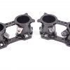 02-14 SUBARU WRX, 07-20 STI, 08-12 LGT, 06-13 FXT IAG PERFORMANCE BLACK V2 BILLET TOP FEED TGV HOUSING - Image 2