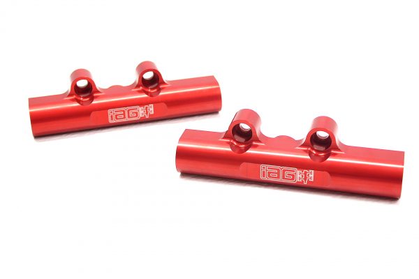 02-14 SUBARU WRX, 07-20 STI, 08-12 LGT, 06-13 FXT IAG PERFORMANCE RED V3 TOP FEED FUEL RAILS - Image 5