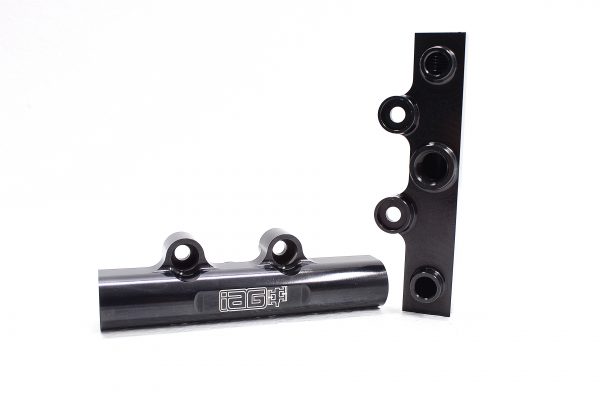 02-14 SUBARU WRX, 07-20 STI, 08-12 LGT, 06-13 FXT IAG PERFORMANCE BLACK V3 TOP FEED FUEL RAILS - Image 6