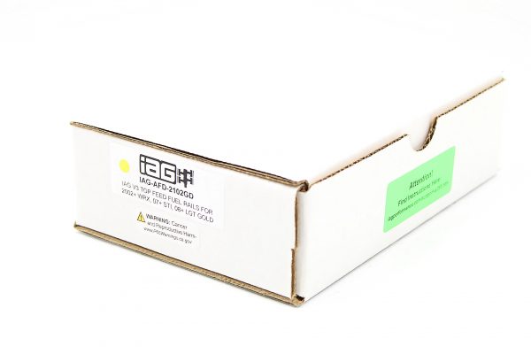 02-14 SUBARU WRX, 07-20 STI, 08-12 LGT, 06-13 FXT IAG PERFORMANCE GOLD V3 TOP FEED FUEL RAILS - Image 9