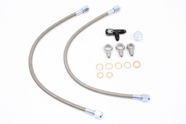 06-14 SUBARU WRX, 04-20 STI, 05-09 LGT, 04-08 FXT IAG PERFORMANCE STOCK LOCATION BRAIDED TURBO OIL FEED & AVCS LINE