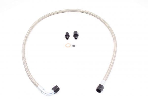 2002-2007 SUBARU WRX & STI IAG PERFORMANCE HIGH PRESSURE BRAIDED POWER STEERING LINE (STOCK LOCATION TURBO ROUTING)