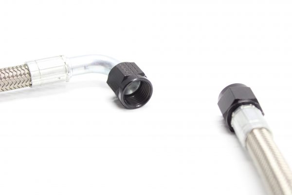 2002-2007 SUBARU WRX & STI IAG PERFORMANCE HIGH PRESSURE BRAIDED POWER STEERING LINE (ROTATED TURBO ROUTING) - Image 3