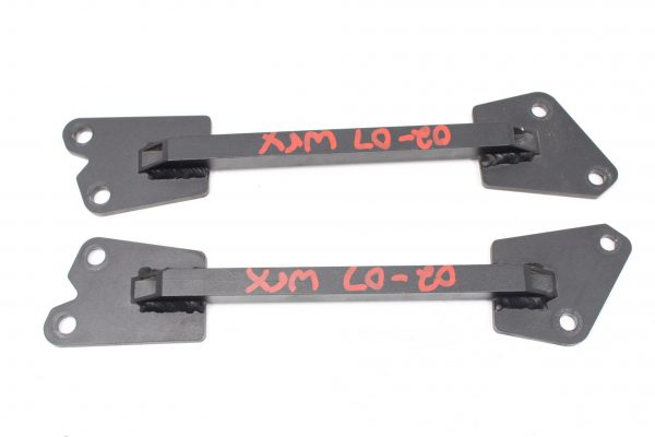 2002-2007 SUBARU WRX & STI SUBTLE SOLUTIONS FENDER BRACE SET BLACK - Image 2