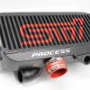 2002-2007 SUBARU WRX & STI PROCESS WEST TOP MOUNT INTERCOOLER TMIC BLACK - Image 2