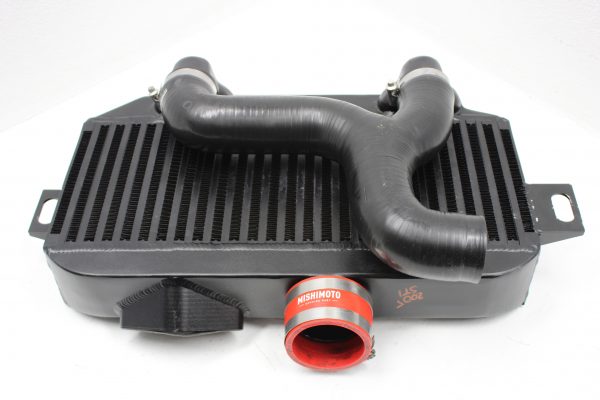 2002-2007 SUBARU WRX & STI PROCESS WEST TOP MOUNT INTERCOOLER TMIC BLACK - Image 5