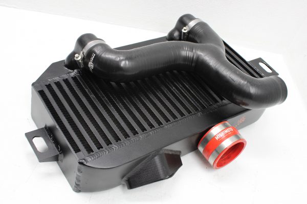 2002-2007 SUBARU WRX & STI PROCESS WEST TOP MOUNT INTERCOOLER TMIC BLACK - Image 6