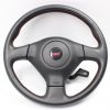 2005-2007 SUBARU WRX STI STEERING WHEEL & HORN ASSEMBLY RED STITCHED OEM EJ257