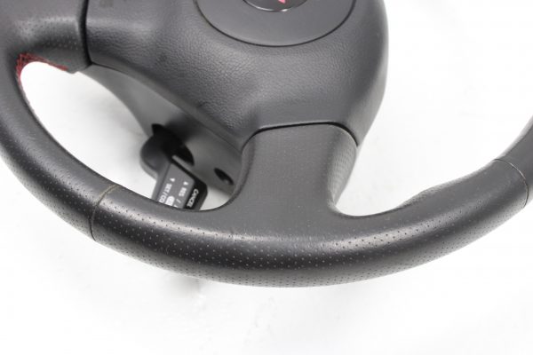 2005-2007 SUBARU WRX STI STEERING WHEEL & HORN ASSEMBLY RED STITCHED OEM EJ257 - Image 7
