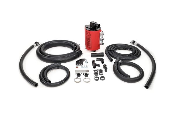 2008-2014 SUBARU WRX & 2008-2020 STI IAG PERFORMANCE V3 COMPETITION SERIES AIR OIL SEPARATOR AOS RED