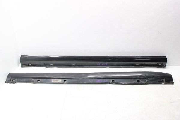 2004-2007 SUBARU WRX STI SIDE SKIRTS ROCKER PANELS OBP BLACK SET LH/RH OEM